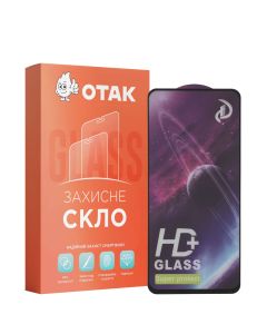 Защитное стекло для OPPO A60/A3/A3X 3D Черное (Black)