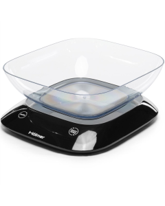 Ваги кухонні Holmer HSK-1817GL Чорні (Black)