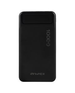 PowerBank 10000 mAh Awei P5K 2.1A Чорний (Black)