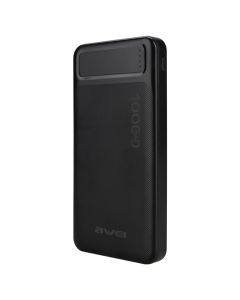 PowerBank 10000 mAh Awei P5K 2.1A Чорний (Black)