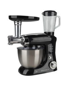 Кухонний комбайн Grunhelm GKM0016B Чорний (Black)