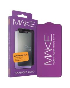 Захисне скло для Samsung S25 Plus MakeFuture 3D Чорне (Black)