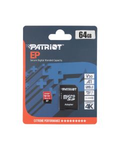 Карта пам'яті MicroSD Patriot EP Series 64 Gb Class 10 UHS-1 + адаптер