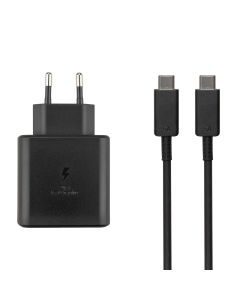 Зарядное устройство Samsung 45W PD Travel Adapter + кабель Type-C Черный (Black)
