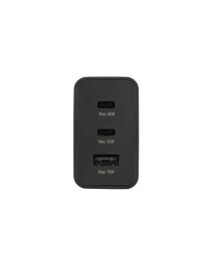 Зарядний пристрій Samsung 65W Power Adapter (1 USB + 2 USB-C) (EP-T6530NBE) Чорний (Black)