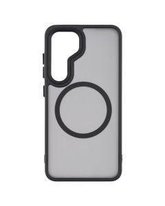 Чохол накладка для Samsung S25 WAVE Matte Insane MagSafe Чорна (Black)