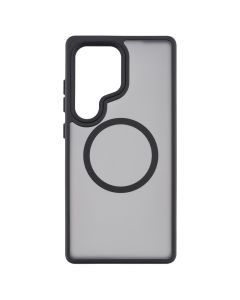 Чохол накладка для Samsung S25 Ultra WAVE Matte Insane MagSafe Чорна (Black)