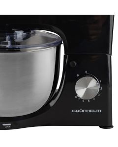Кухонний комбайн Grunhelm GKM0019B Чорний (Black)