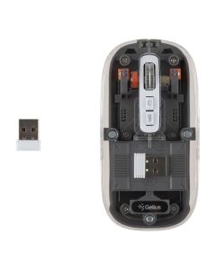 Миша беспроводная Gelius Aura GP-WM001 Прозрачная Серая (Grey)