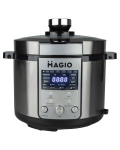 Мультиварка-скороварка Magio МG-429 Чорна Срібна (Black Silver)