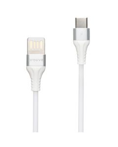 USB-кабель Proove Double Way Silicone Type-C 2.4A 1м Белый (White)