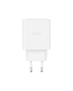 Зарядний пристрій Hoco N50 (1 USB + 2 USB-C) PD 45W Білий (White)