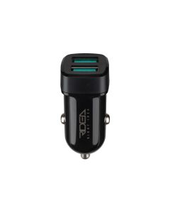 Автомобільний зарядний пристрій Ridea RCC-21012 Grand 2USB 2.4A Чорний (Black)