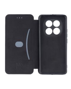 Чохол кейс для Xiaomi Redmi Note 14 Pro Flip MakeFuture Чорний (Black)