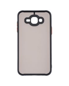 Чохол накладка для Samsung J7 (2015) Gingle Matte Case Чорна (Black) P1