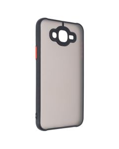 Чохол накладка для Samsung J7 (2015) Gingle Matte Case Чорна (Black) P1