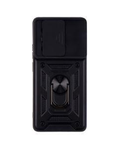 Чохол накладка для Xiaomi Redmi Note 13 Pro/Poco M6 Pro Camshield Serge Ring Чорна (Black)