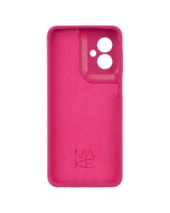 Чехол накладка для Motorola G55 Silicone MakeFuture Фиолетовый (Twilight Purple)