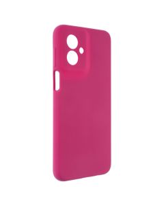 Чехол накладка для Motorola G55 Silicone MakeFuture Фиолетовый (Twilight Purple)