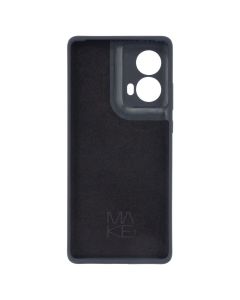 Чохол накладка для Motorola G85 Silicone MakeFuture Сіра (Urban Grey)