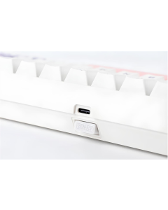 Клавіатура бездротова Epomaker EP64 60% Mulan Switch Hot-Swap (2.4G/BT/USB) RGB Біла (White)