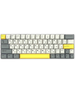 Клавіатура бездротова Epomaker EP64 60% Mulan Switch Hot-Swap (2.4G/BT/USB) RGB Біла (White)