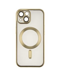 Чохол накладка для iPhone 15 WAVE Metal Matte Case with Magnetic Ring MagSafe Жовта (Yellow)