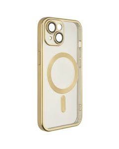 Чохол накладка для iPhone 15 WAVE Metal Matte Case with Magnetic Ring MagSafe Жовта (Yellow)