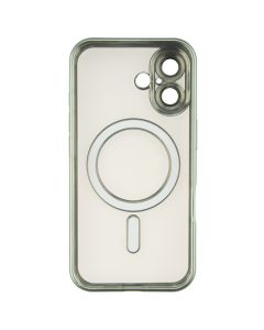 Чохол накладка для iPhone 16 WAVE Metal Matte Case with Magnetic Ring Зелена (Teal)