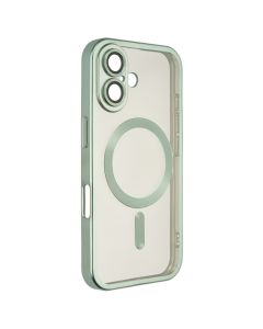Чохол накладка для iPhone 16 WAVE Metal Matte Case with Magnetic Ring Зелена (Teal)