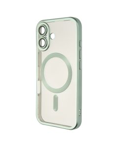 Чохол накладка для iPhone 16 WAVE Metal Matte Case with Magnetic Ring Зелена (Teal)