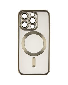 Чохол накладка для iPhone 15 Pro WAVE Metal Matte Case with Magnetic Ring MagSafe Біла (Natural)