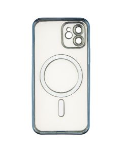 Чохол накладка для iPhone 12 WAVE Metal Matte Case with Magnetic Ring MagSafe Синя (Mignight Blue)