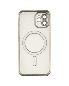 Чохол накладка для iPhone 12 WAVE Metal Matte Case with Magnetic Ring MagSafe Сіра (Silver)