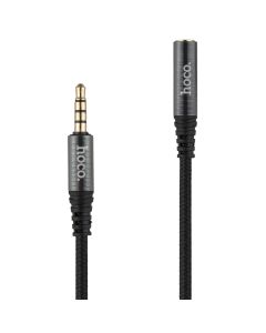 Аудіо подовжувач Hoco UPA20 2м (3pin) Чорний (Black)