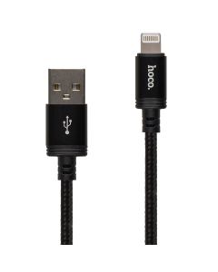 USB кабель Hoco X91 Radiance Lightning 3м Чорний (Black)