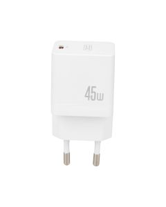 Зарядний пристрій XO CE09 (USB-C) QC&PD3.0 45W 3A Білий (White)