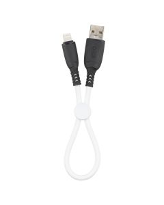 USB-кабель XO NB247 серии Suluo Portable Silicone длиной 0,25 м Lightning Белый (White)