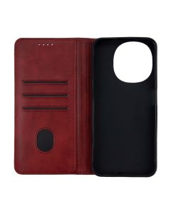 Чехол-кейс для Tecno Spark Go 1/Pop 9/Go 2025 DM Book Case Leather Красный (Red)