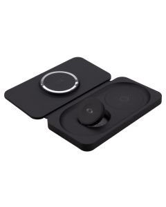 Зарядний пристрій бездротовий Hoco CQ13 3in1 Чорна (Black)