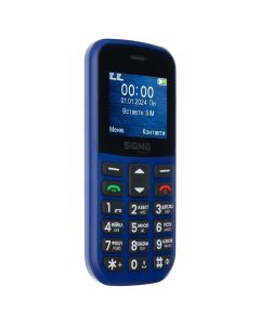 Мобільний телефон Sigma Comfort 50 CF115 EASY Синій (Blue)