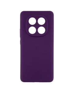 Чехол накладка для Xiaomi Redmi Note 14 Pro 5G / Poco X7 Silicone MakeFuture Фиолетовый (Deep Purple)
