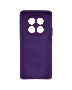 Чехол накладка для Xiaomi Redmi Note 14 Pro 5G / Poco X7 Silicone MakeFuture Фиолетовый (Deep Purple)