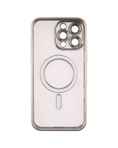 Чохол накладка для iPhone 16 Pro Max WAVE Metal Matte Case with Magnetic Ring Сіра (White Titanium)