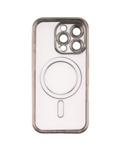 Чохол накладка для iPhone 16 Pro WAVE Metal Matte Case with Magnetic Ring Сіра (Natural Titanium)