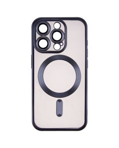 Чохол накладка для iPhone 15 WAVE Metal Matte Case with Magnetic Ring MagSafe Синя (BlueTitanium)