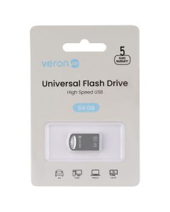 USB Флеш Veron Metal series 105 64Гб Серебристая (Silver)