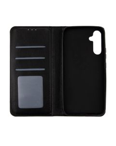Чехол кейс для Samsung A34 DM Book Case Leather Черный (Black)