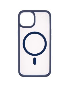 Чохол накладка для iPhone 14 Spigen MagSafe Синя (Blue)