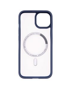Чохол накладка для iPhone 14 Spigen MagSafe Синя (Blue)